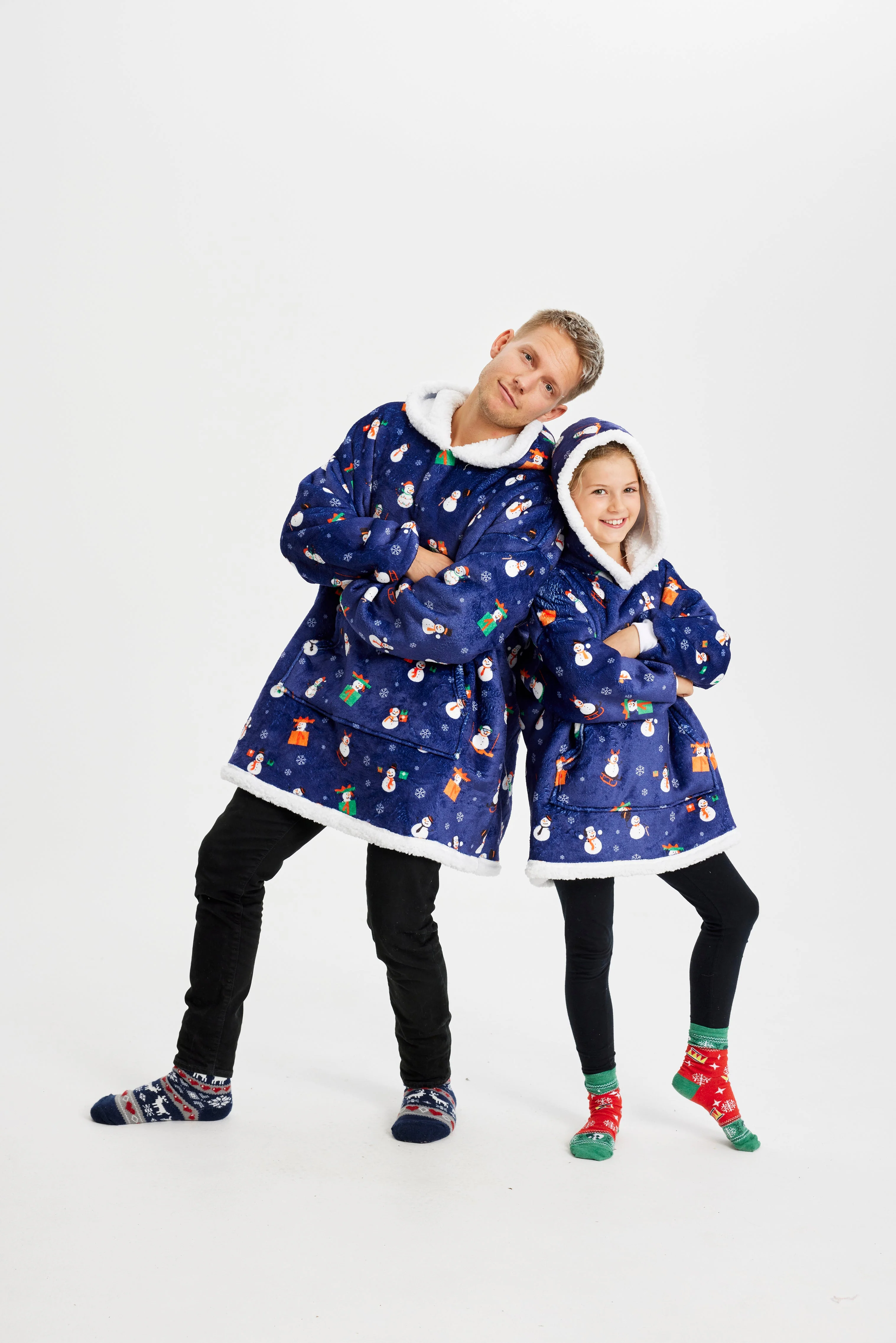 Dreamhoodie Schneemann Blau - Kinder - Image 3