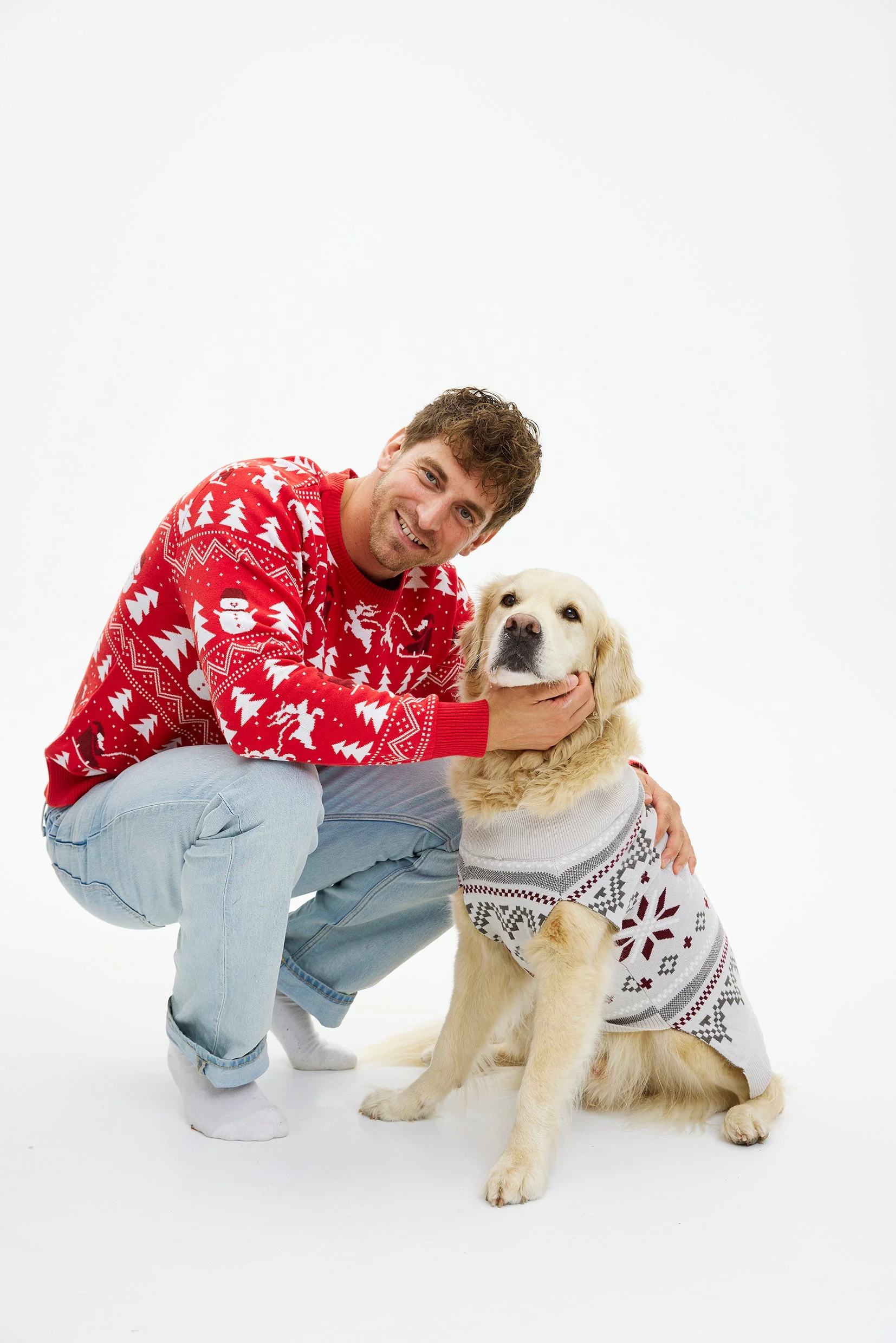 Fancy Hunde-Weihnachtspullover - Image 3