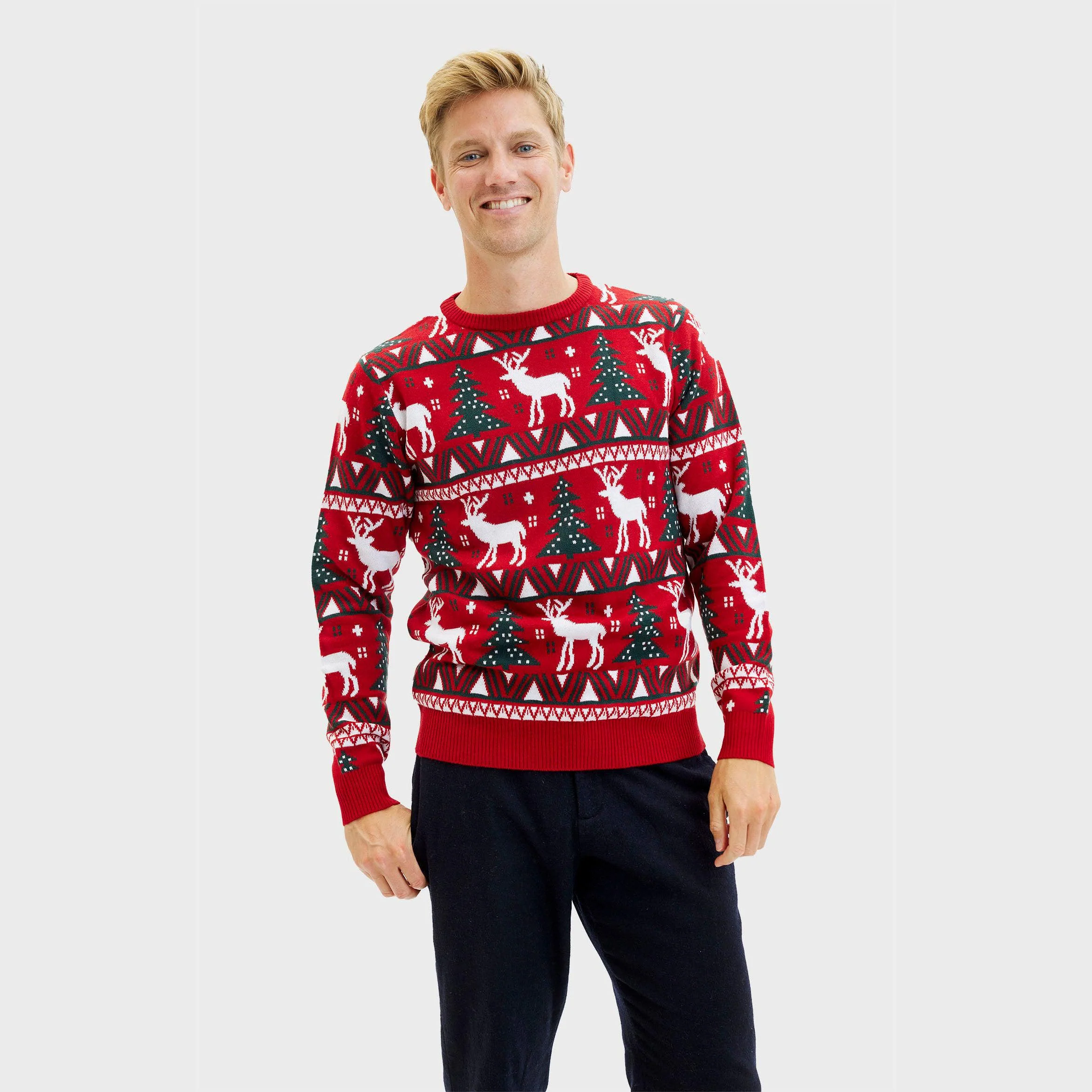 Weihnachtsfeier Weihnachtspullover - Herren - Image 4